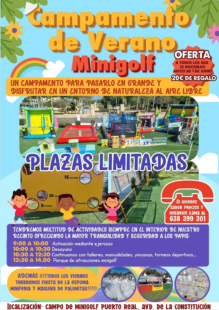 Oferta celebración en minigolf